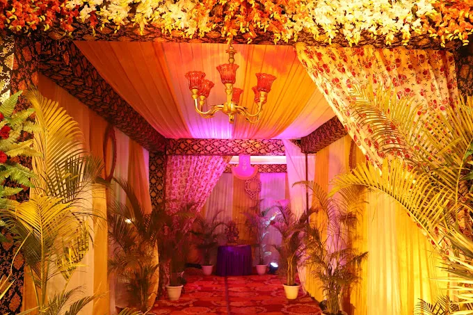Catering setup for celebration
